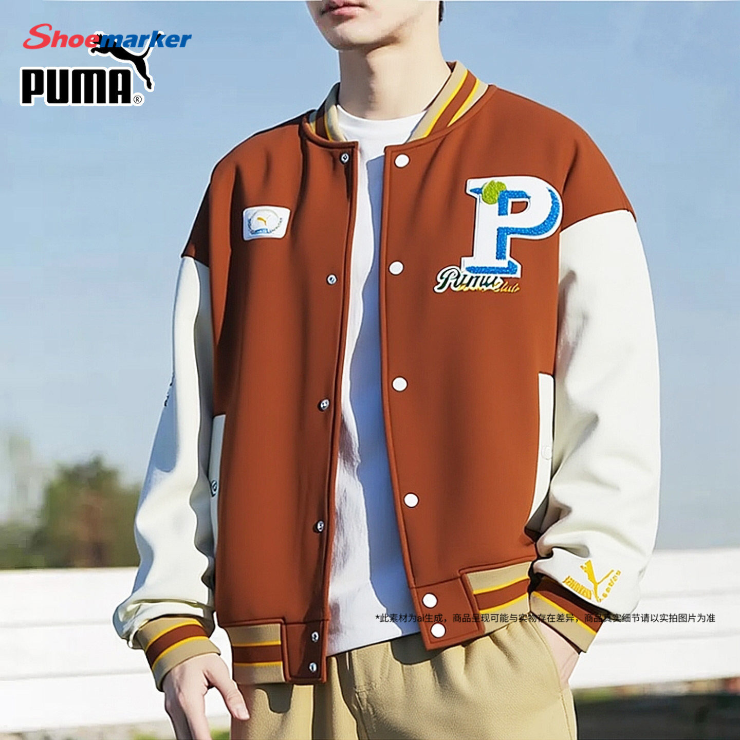 PUMA彪马棒球服外套男女装2026夏季新款情侣宽松运动服夹克626797图片