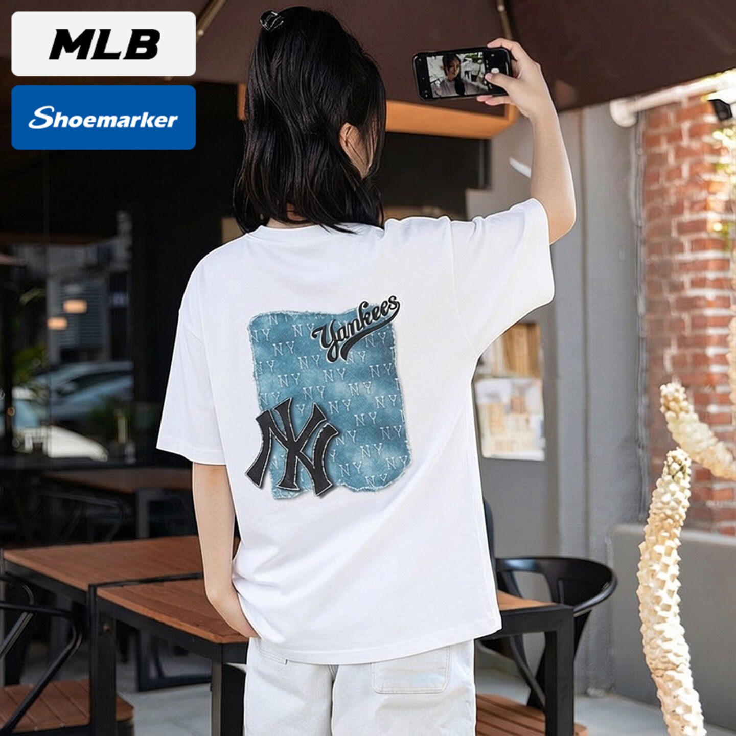 MLB纽约洋基正品男装女装2026春季新款运动服圆领T恤休闲短袖上衣