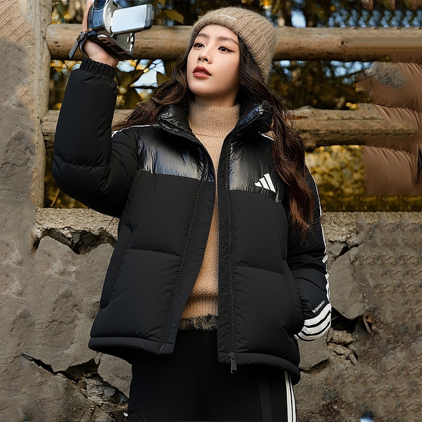 Adidas阿迪达斯官方正品羽绒服女25冬季新款时尚保暖舒适羽绒外套,运动服/休闲服装,运动羽绒服,淘宝优惠券,粉丝福利购,淘宝优惠卷