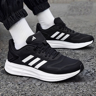 男鞋 休闲鞋 跑步鞋 黑色轻便减震运动鞋 KJ4020 2025冬季 阿迪达斯正品