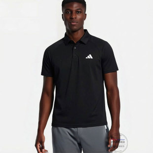 透气快干半袖 阿迪达斯官方舰店男装 POLO衫 26夏款 跑步翻领T恤 短袖