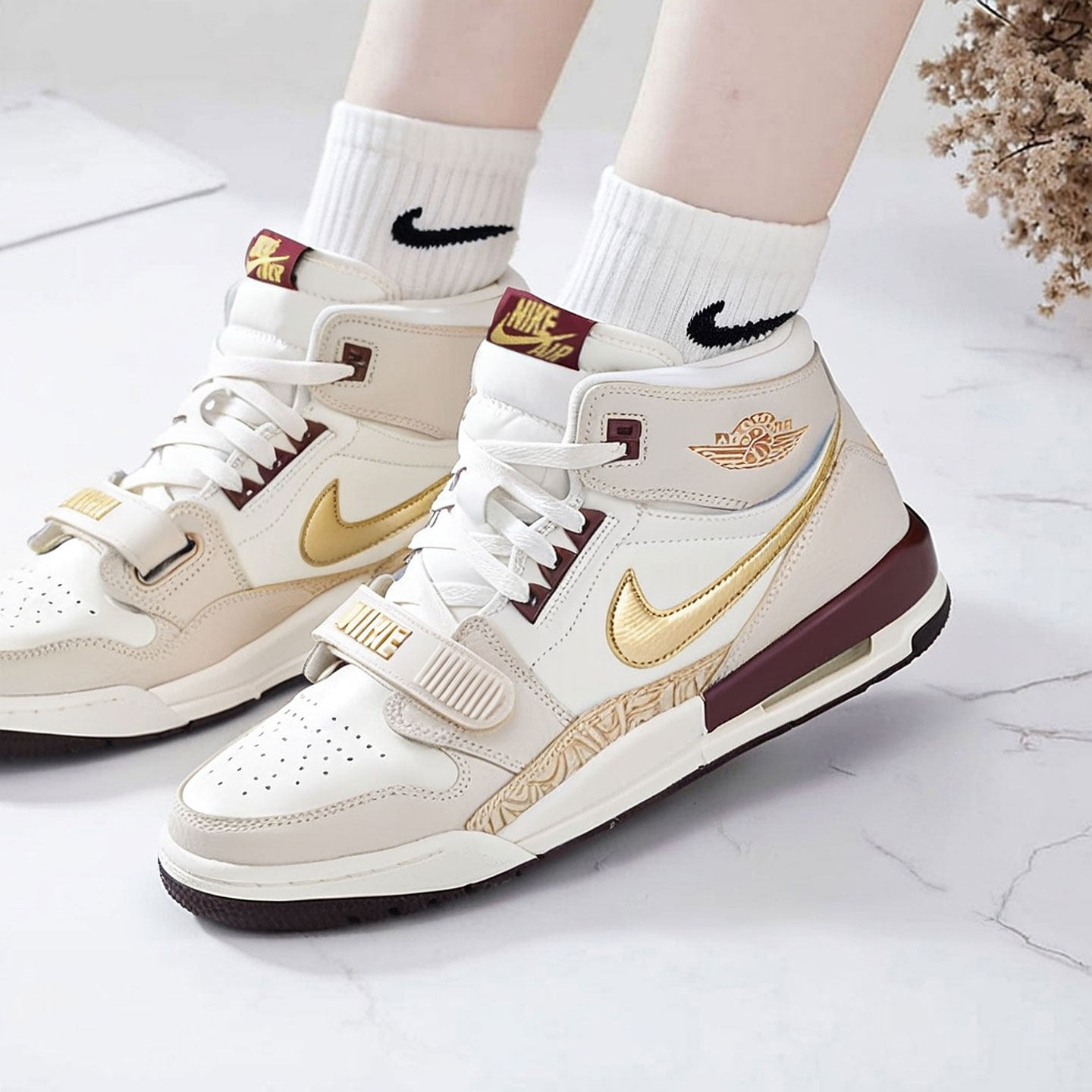 nike耐克官方正品女鞋2025新款AJ312蛇年限定休闲鞋运动鞋篮球鞋