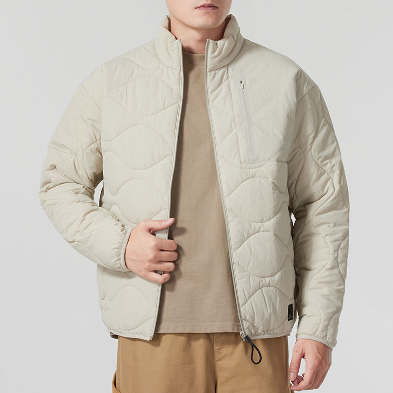 狼爪立领棉衣夹克男装2025夏季新款户外防风棉服运动服保暖外套