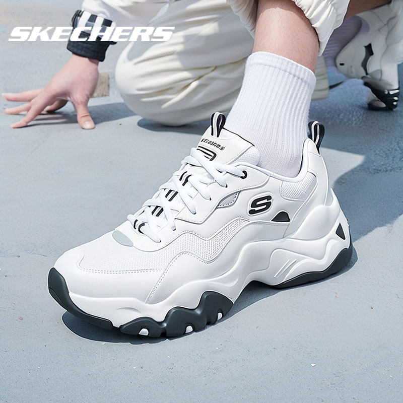 斯凯奇官方正品老爹鞋男25冬季新款厚底显高熊猫鞋轻便百搭休闲鞋,运动鞋new,运动休闲鞋,淘宝优惠券,粉丝福利购,淘宝优惠卷