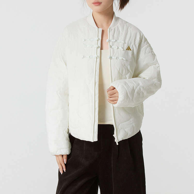 Adidas阿迪达斯女装2026春季新款运动服保暖休闲棉衣户外棉服外套