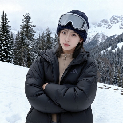 阿迪达斯羽绒服男女2025冬季新款运动服户外保暖防风休闲羽绒外套