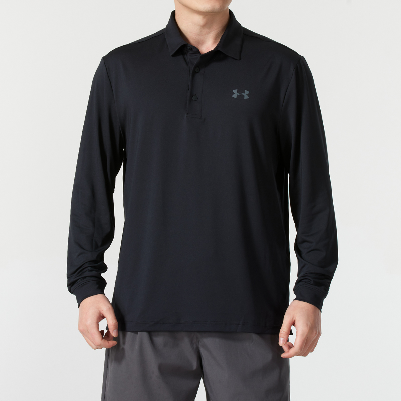 UA安德玛官方男装训练长袖T恤2025春季新款POLO衫运动服1387123