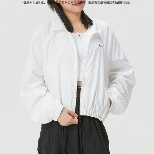 Nike耐克官方正品女装2026夏季新款跑步梭织夹克透气运动休闲外套