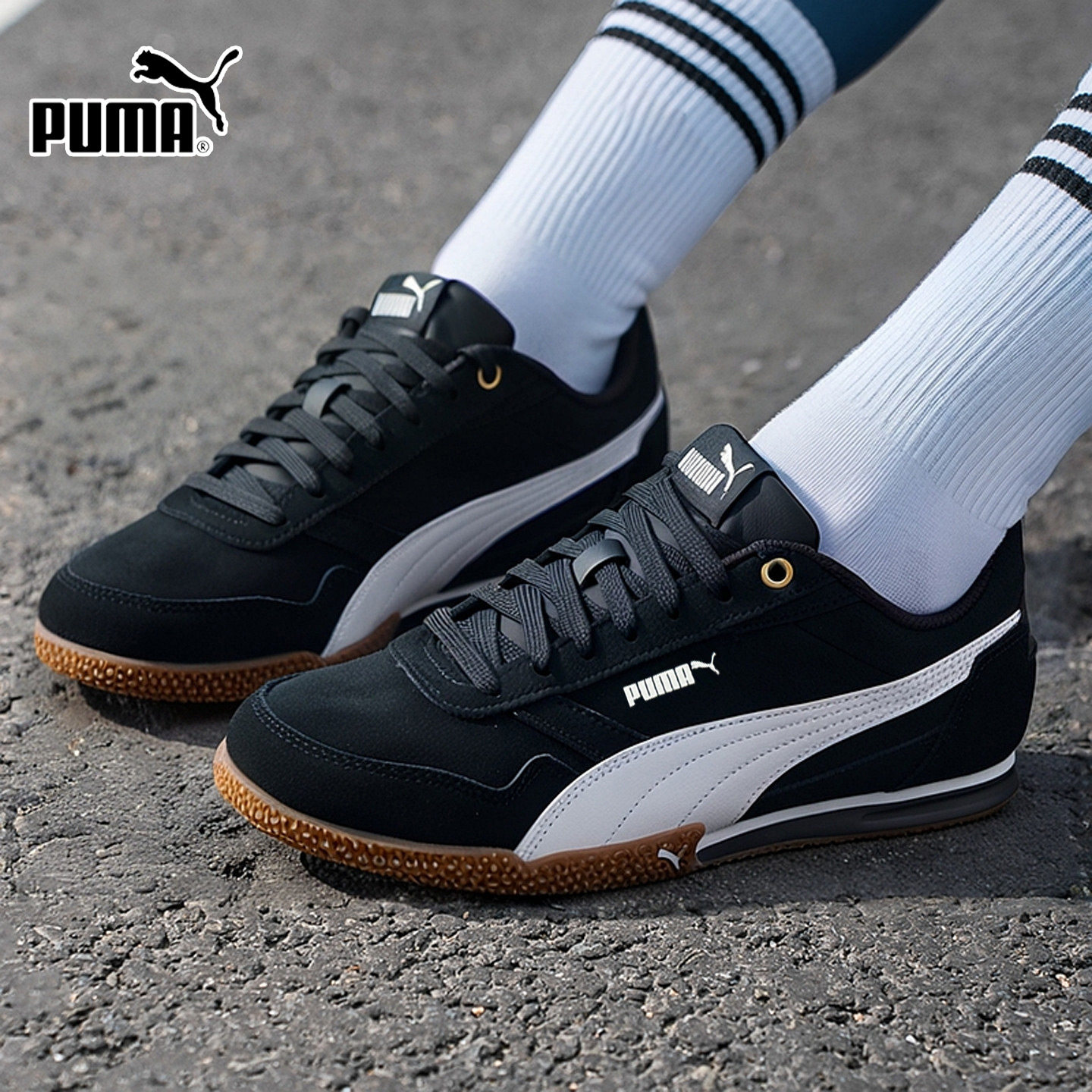 PUMA彪马板鞋女鞋2026春季新款运动鞋德训鞋复古低帮薄底鞋402673,运动鞋new,运动休闲鞋,淘宝优惠券,粉丝福利购,淘宝优惠卷