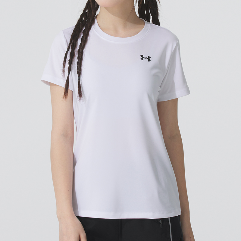 安德玛（Under Armour）官方女装 2025夏季新款运动T恤跑步户外