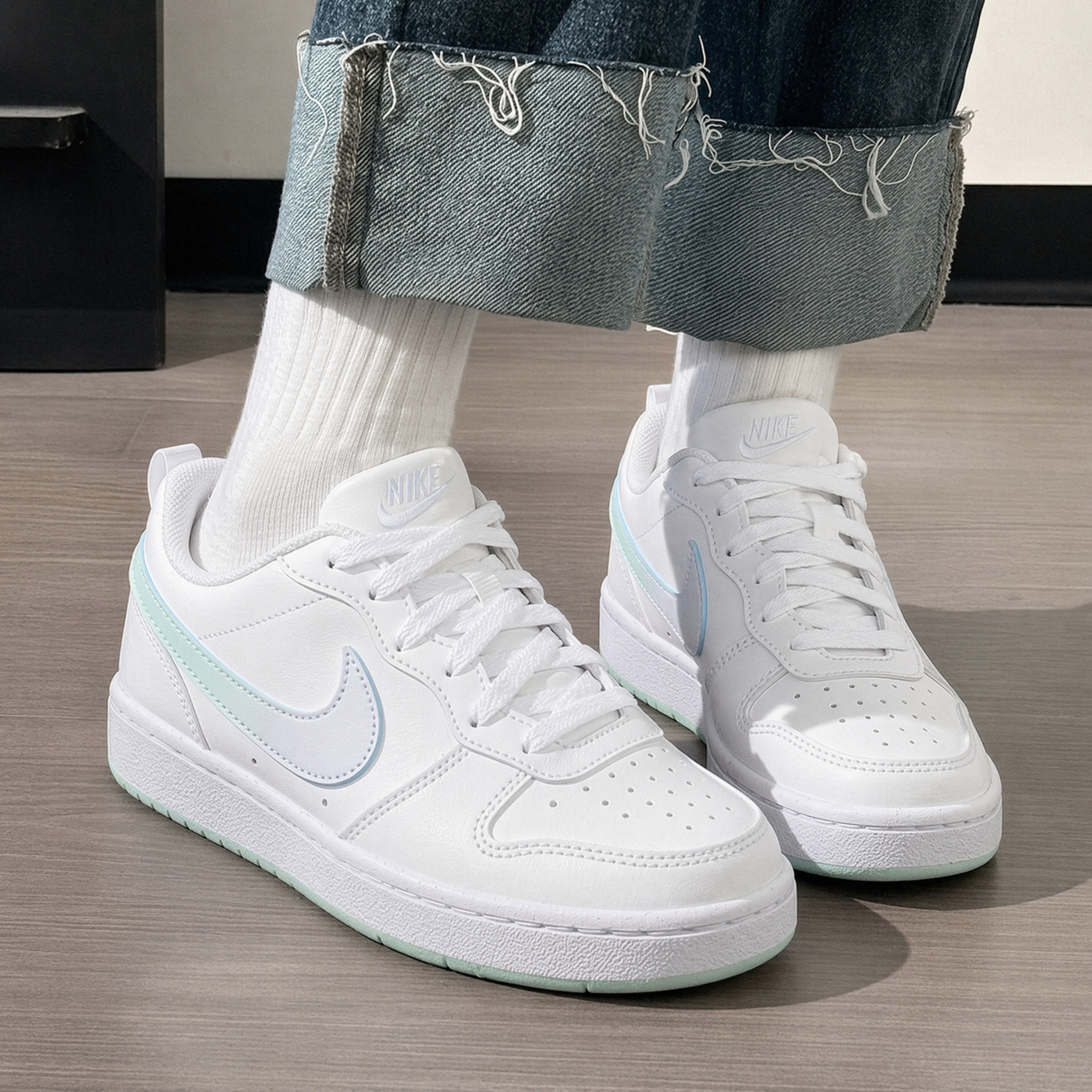 NIKE耐克官网休闲鞋女鞋 25春季新款运动鞋COURT平底鞋低帮板鞋女