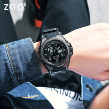 正港ZGO男士电子手表男款初高中学生初中生机械大表盘男运动防水