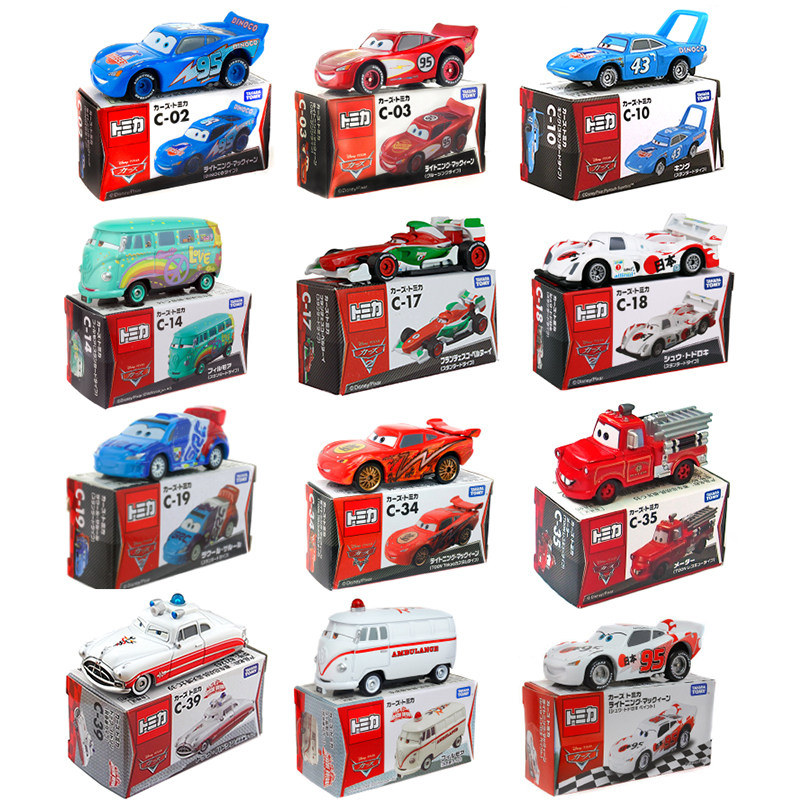 多美卡c系列麦昆板牙辉哥tomy合金车赛车总动员男孩玩具金属车模