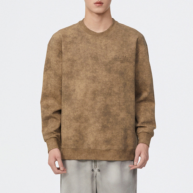 潮牌加肥加大男卫衣2025新款