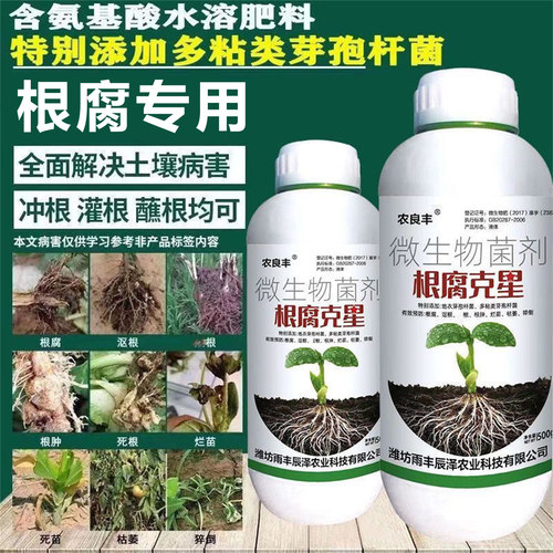 防治根腐微生物菌剂根腐病专用药
