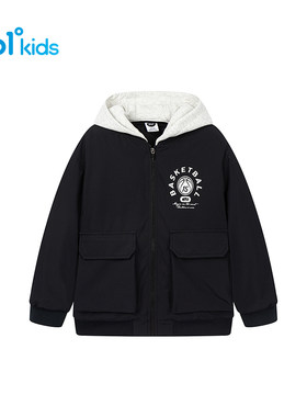 【商场同款】361童装男童棉服连帽外套秋冬保暖休闲中大童上衣