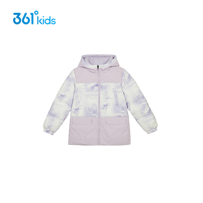 【商场同款】361童装女童冬季羽绒服361度中大童保暖儿童防寒外套