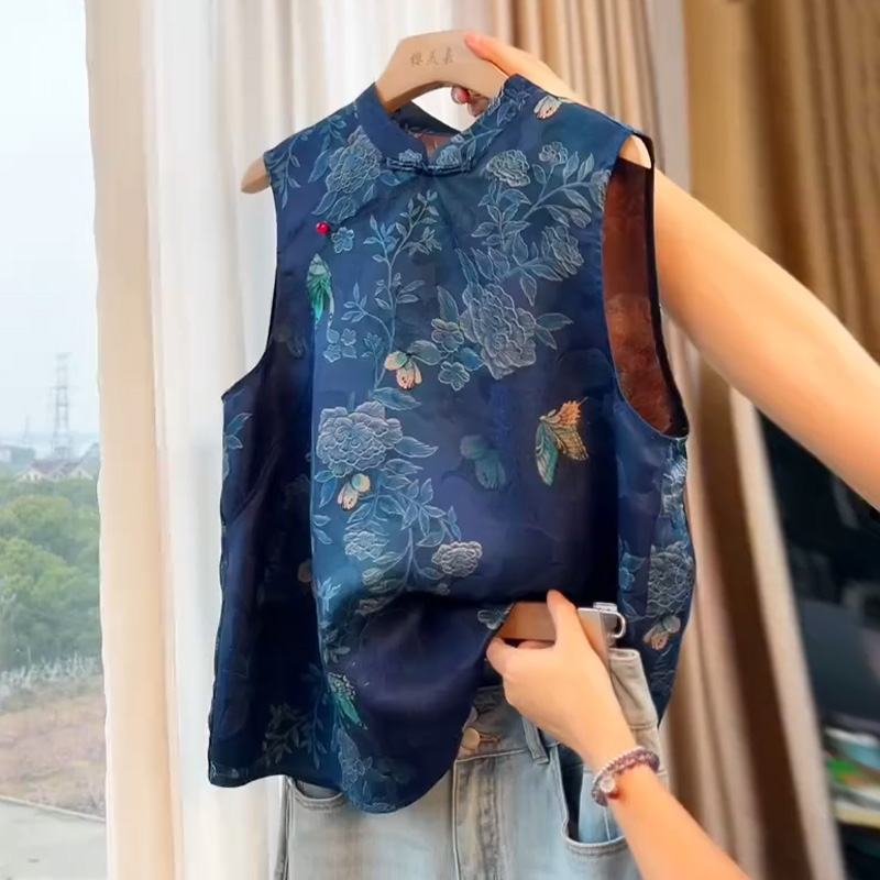 新中式马甲女夏外穿2025新款