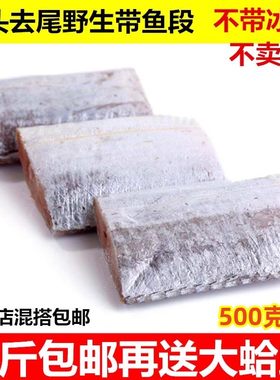 新鲜带鱼段鲜活海鲜3斤包邮净重