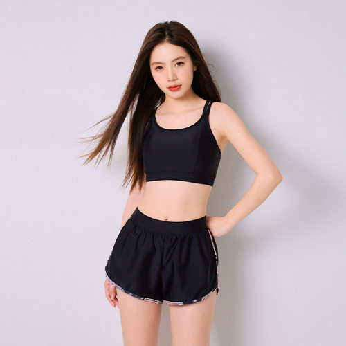 2025新款分体泳衣女性感三件套遮肚显瘦性感韩国ins风泡温泉泳装