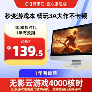 无影AI云电脑4000核时包1年有效期 直充