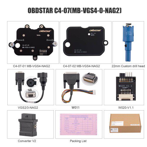 OBDSTARC4-07适配器套装V2