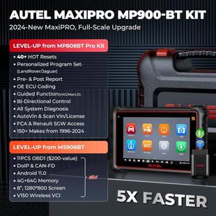 道通Autel MaxiPRO MP900E KIT多功能汽车诊断仪多语言海外版