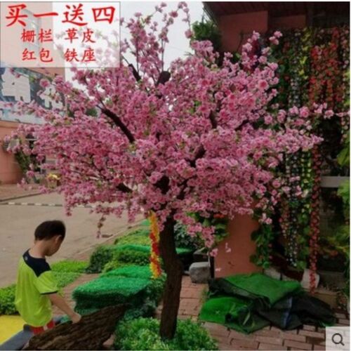 仿真桃花树许愿树假樱花树大型客厅酒店装饰假桃花树婚庆道具包邮