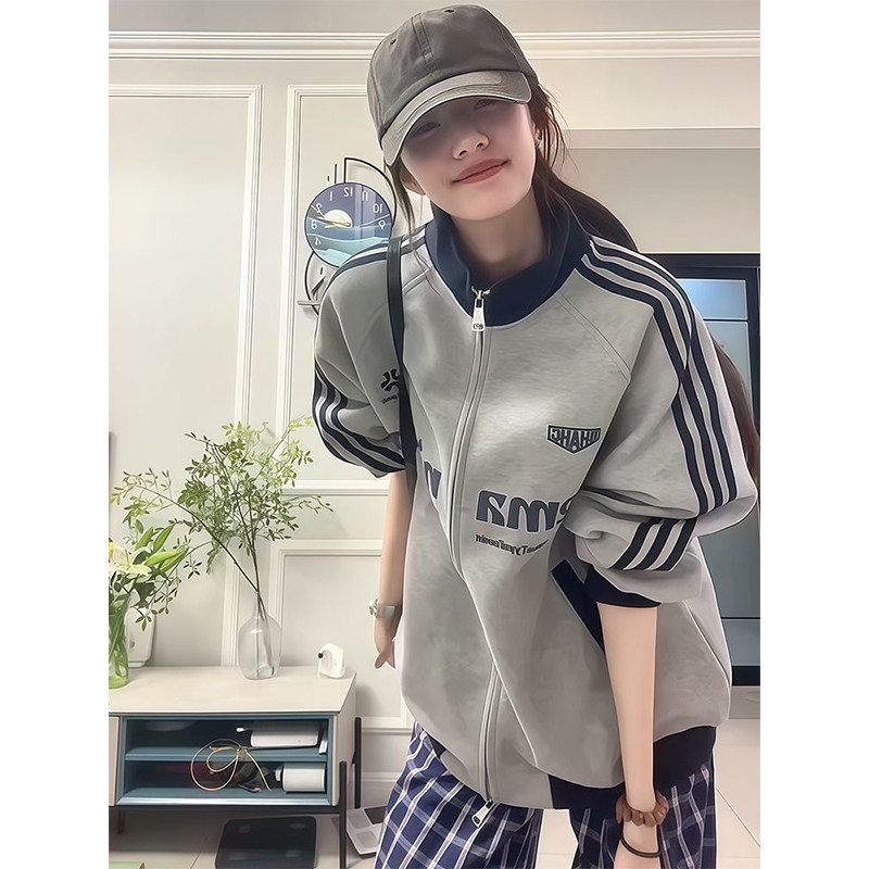 松弛感小众韩系卫衣女秋冬季宽松显瘦百搭校园风休闲大码外套上衣