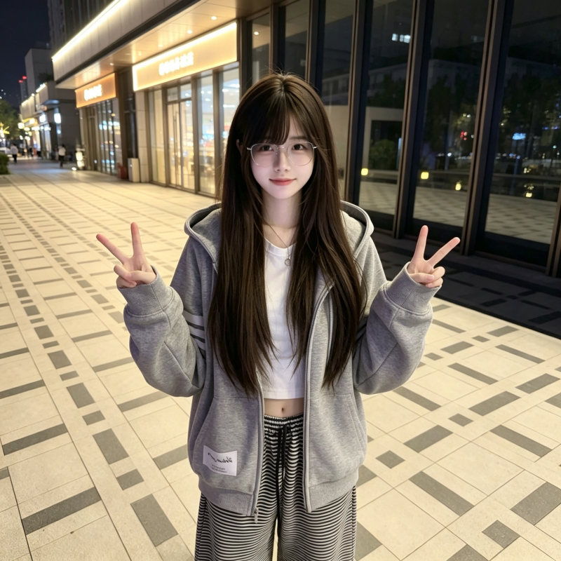 通勤小众多巴胺连帽拉链开衫女生秋季韩系学院风休闲洋气上衣百搭