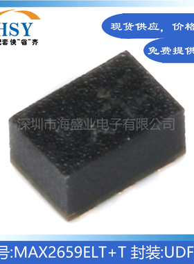 MAX2659ELT+T 贴片封装UDFN6半导体无线射频放大器集成电路芯片IC