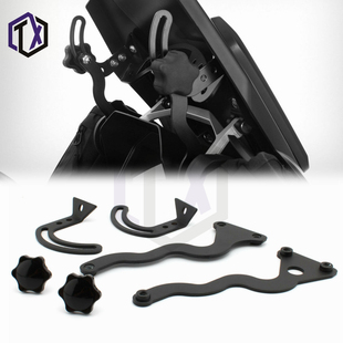 适用宝马水鸟R1200 LC R1250GS ADV改装风挡加固架 挡风稳定支架