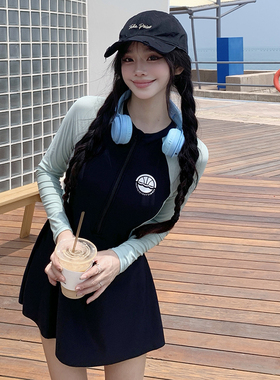 AYSTUDIO2026新款连体泳衣女夏裤防晒保守冲浪潜水服学生游泳馆衣