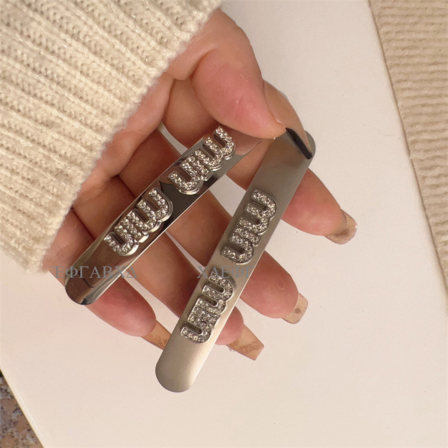 精致清冷风一字侧边夹金属发夹女