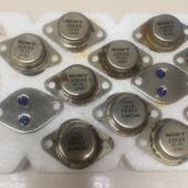 SONY 铁帽 功放三极管 直拍 2SK60 拆机