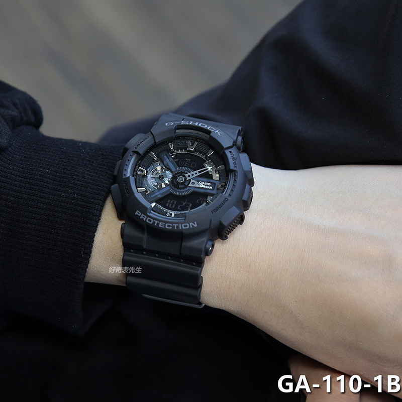卡西欧黑暗之心限量黑武士g-shock运动男表ga-110-1b mb 100cf-1