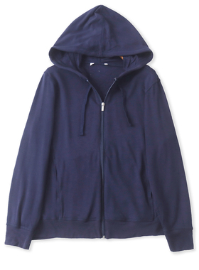 莫代尔卫衣 春秋新款外贸女简约百搭连帽领拉链长袖开衫外套33436