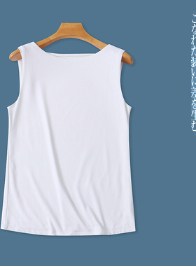 双层背心  春夏新款外贸女装简约百搭圆领套头弹力内搭外穿31610