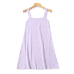 外贸女时尚 新款 青春背带不可调套头A字短裙32901 秋季 针织背带裙