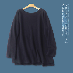 毛圈棉加厚卫衣 春秋新款外贸男女宽松圆领套头长袖大码上衣30380