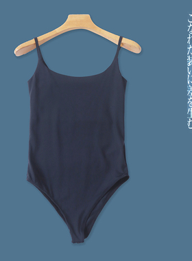 吊带连体衣 夏季新款外贸女装可调节弹力三角定位衣纯色弹力30476