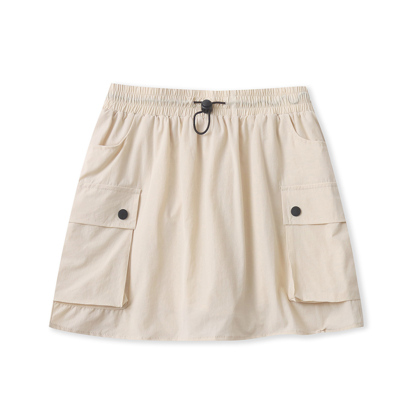 工装短半裙  夏季新款外贸女装时尚松紧腰多口袋防走光短裙33485,女装/女士精品,半身裙,淘宝优惠券,粉丝福利购,淘宝优惠卷