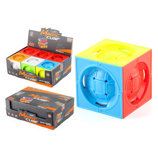 直销 科教益智玩具5.5cm魔中球三阶魔方6pcs异形魔方展示盒