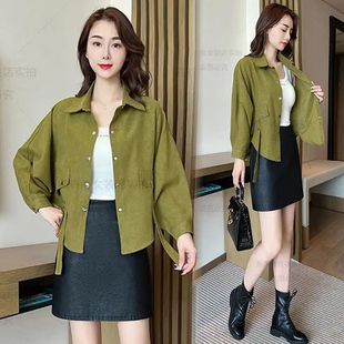 小个子设计感蝙蝠袖 加绒加厚2026年新款 宽松显瘦 外套女秋冬季 短款