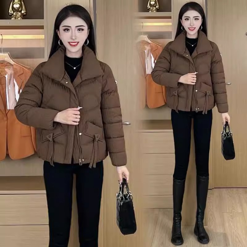 小个子棉袄女款冬季立领加厚