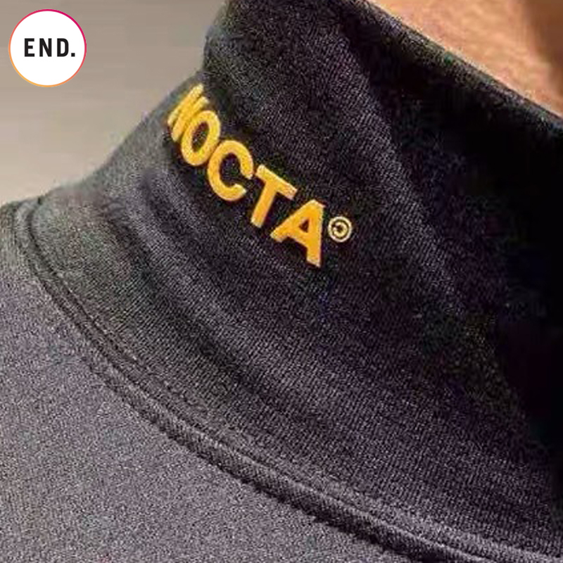 高龄T恤男nocta drake字母印花百搭打底衫立领内搭潮流长袖上衣