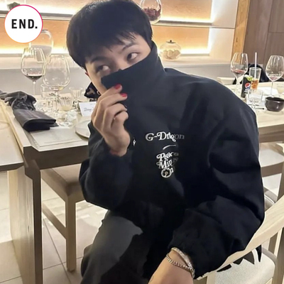 23新权志龙同款pmo联名菊花刺绣黑色工装休闲宽松外套夹克上衣男