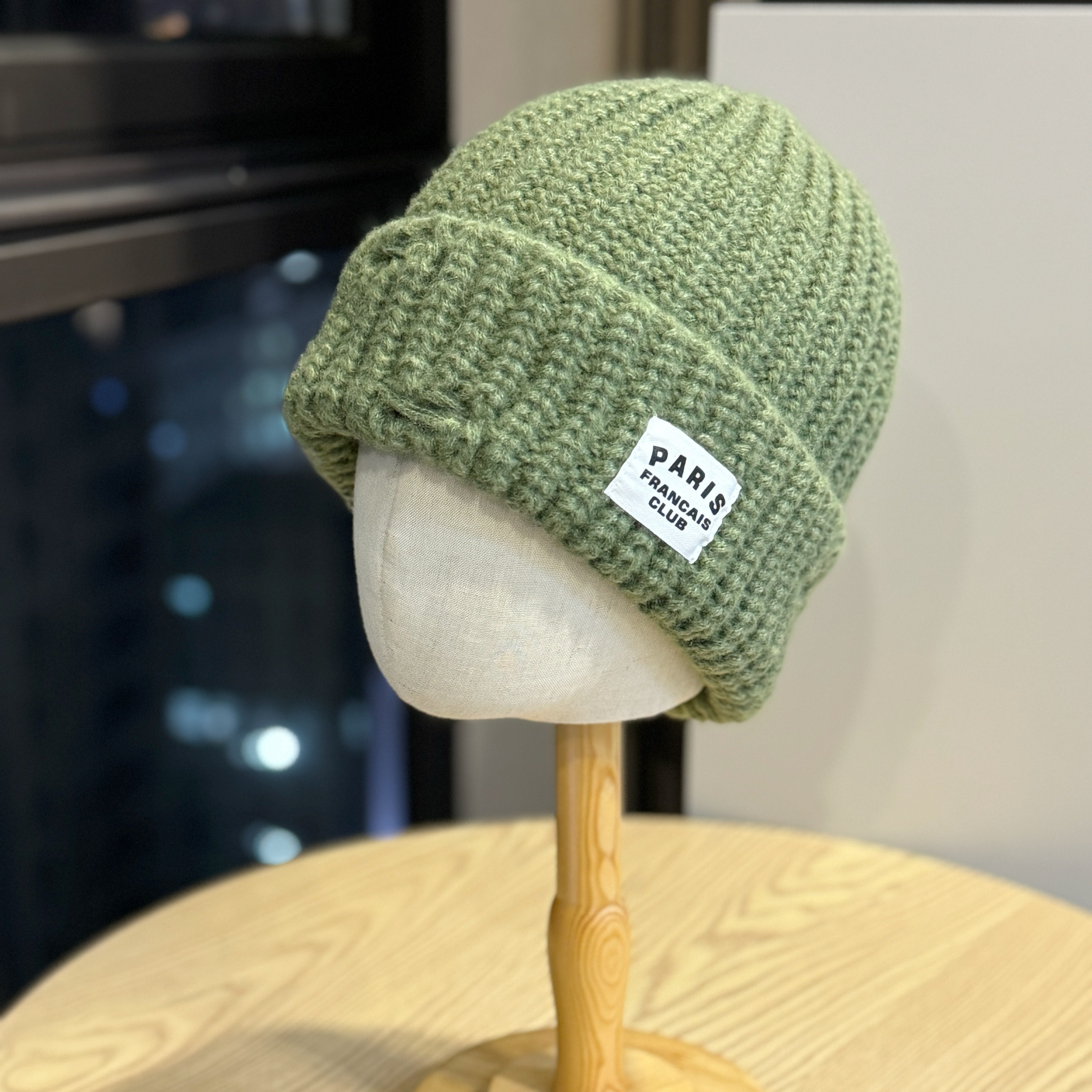 韩版ins复古针织毛线帽男女秋冬大头围破洞防寒保暖包头帽显脸小