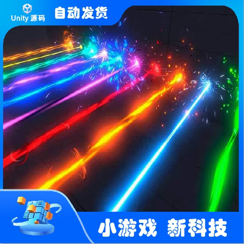Unity3D 游戏魔法激光光束特效粒子素材 3D Lasers Pack 2.13