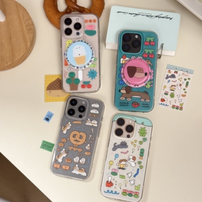 叉烧欢乐店xuan子联名imd双层手机壳可爱亮面全包iphone17promax 17 16Pro/16/16Promax